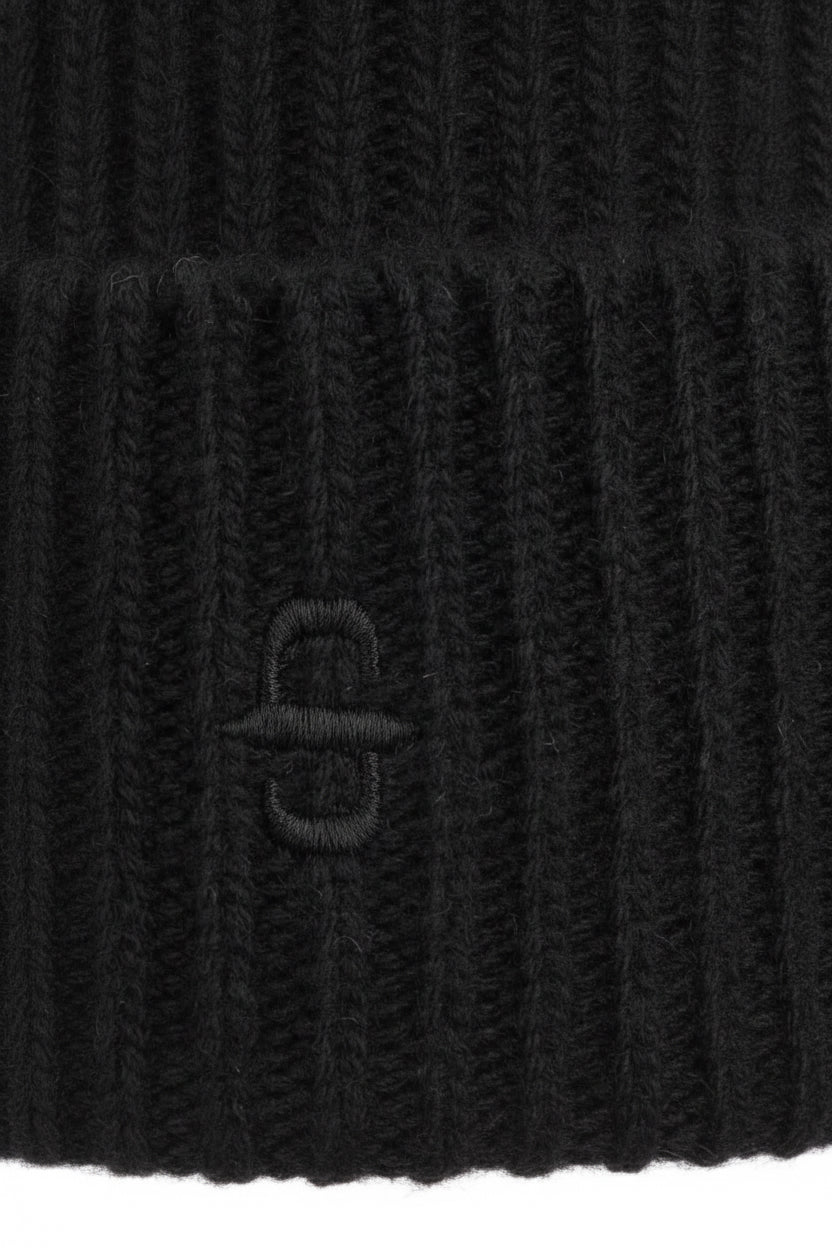 Stetson bonnet Beanie Halven laine mérinos black