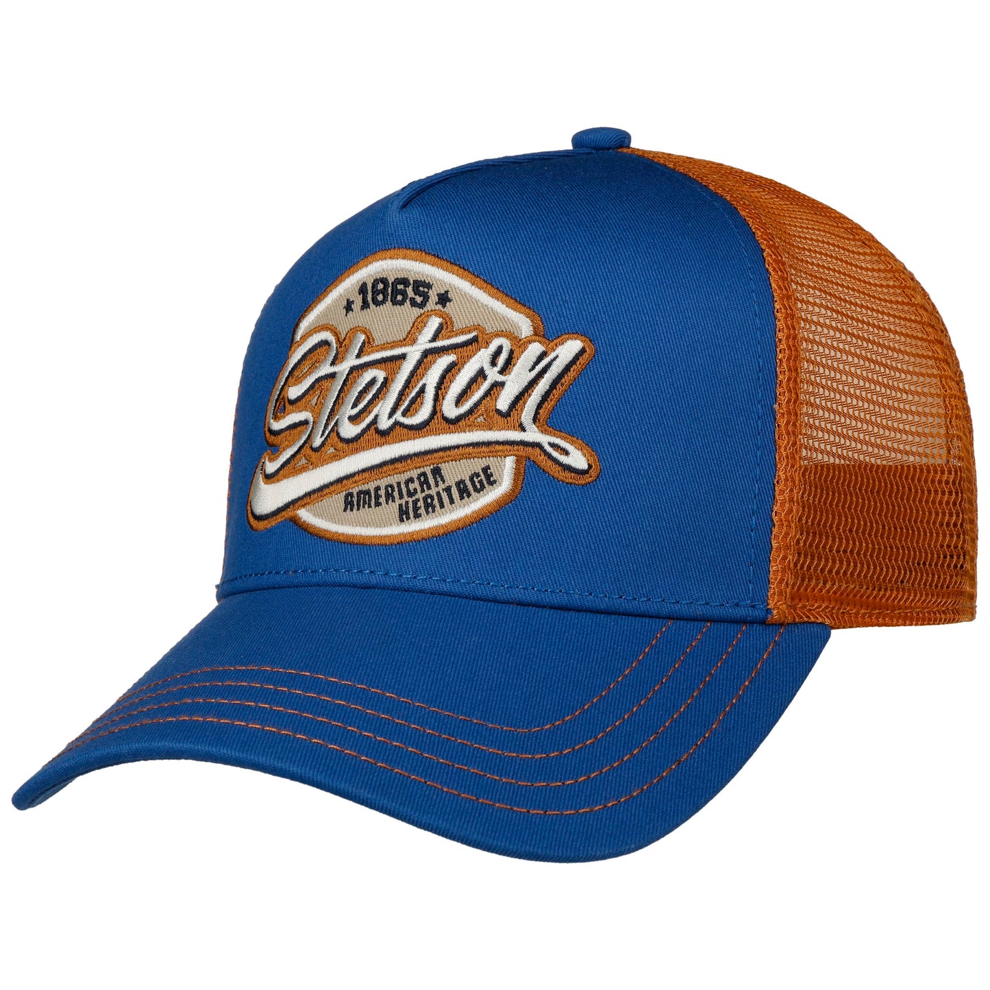 Stetson casquette Trucker cap Classic Patch bleu