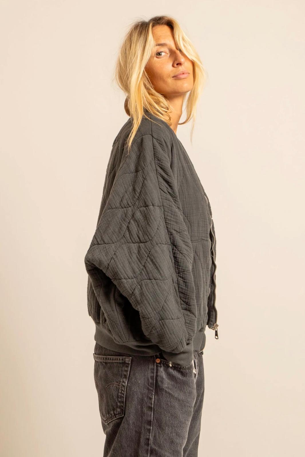 XX | Aokyanos veste bombers Daytona gris anthracite