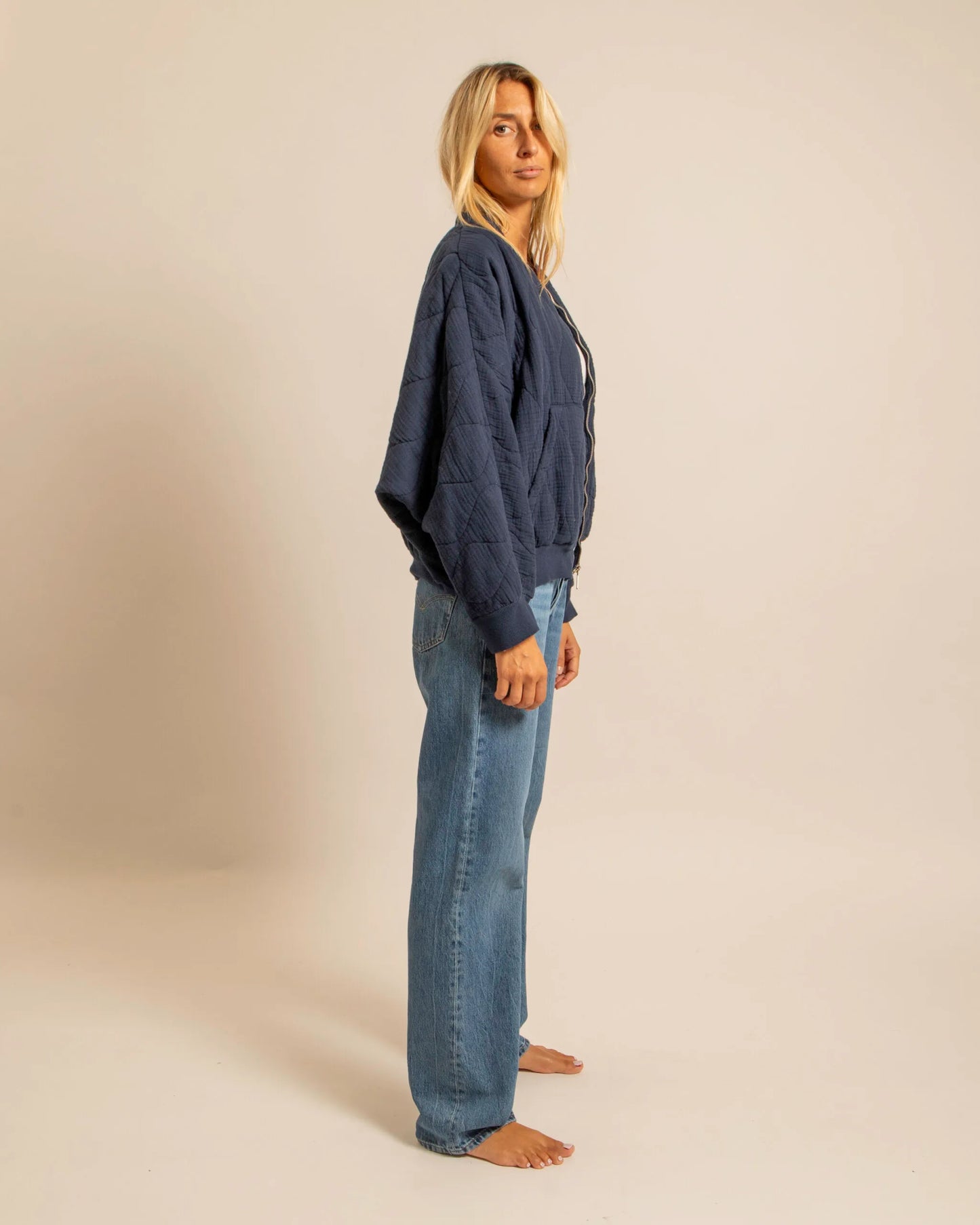 Aokyanos veste bombers Daytona bleu nuit