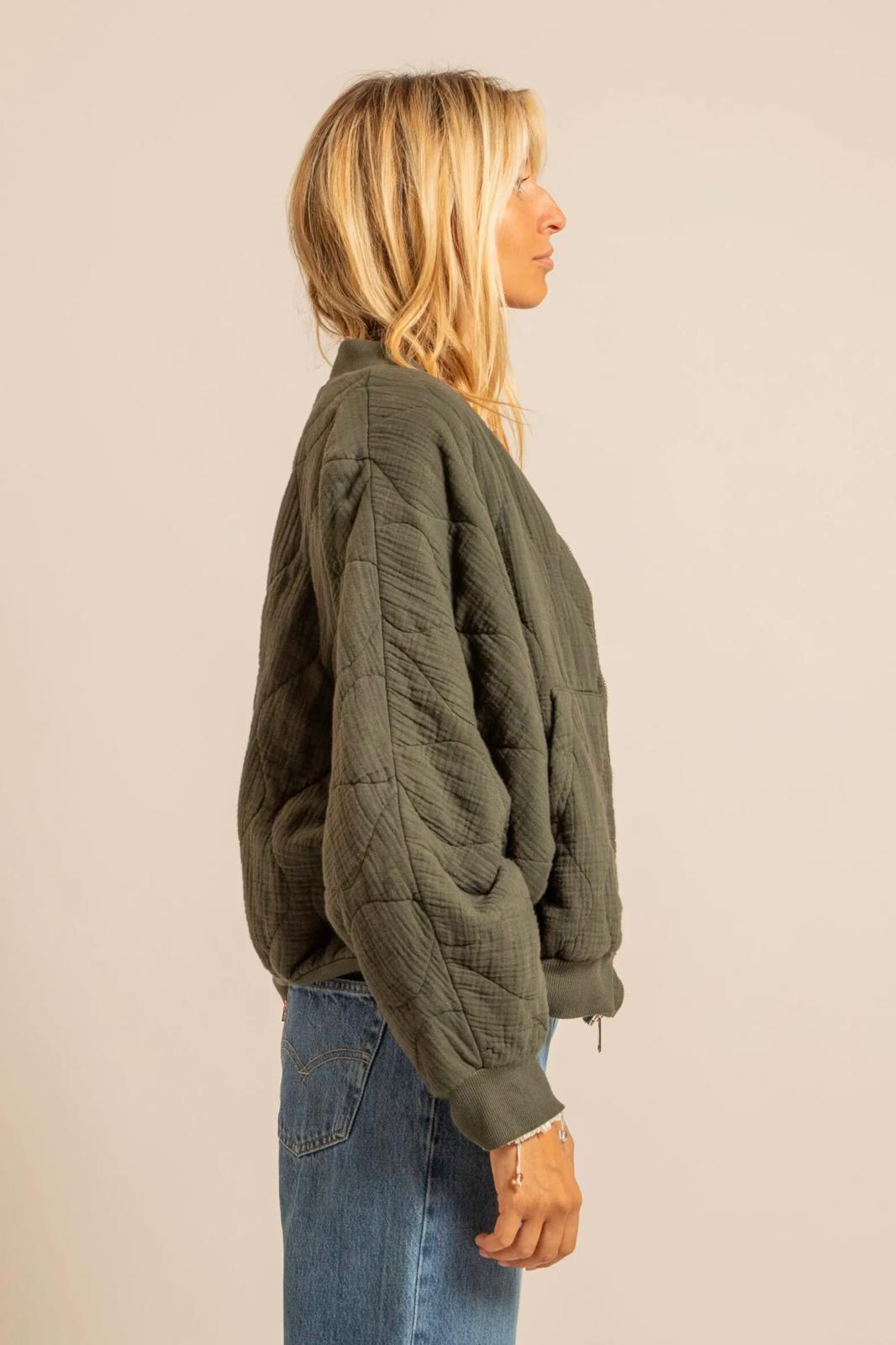 Aokyanos veste bombers Daytona kaki