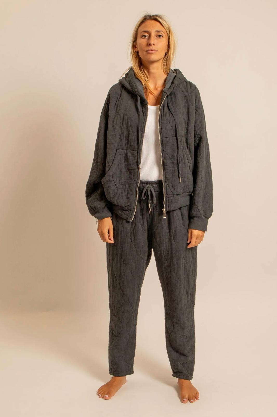 Aokyanos pantalon Boston gris anthracite