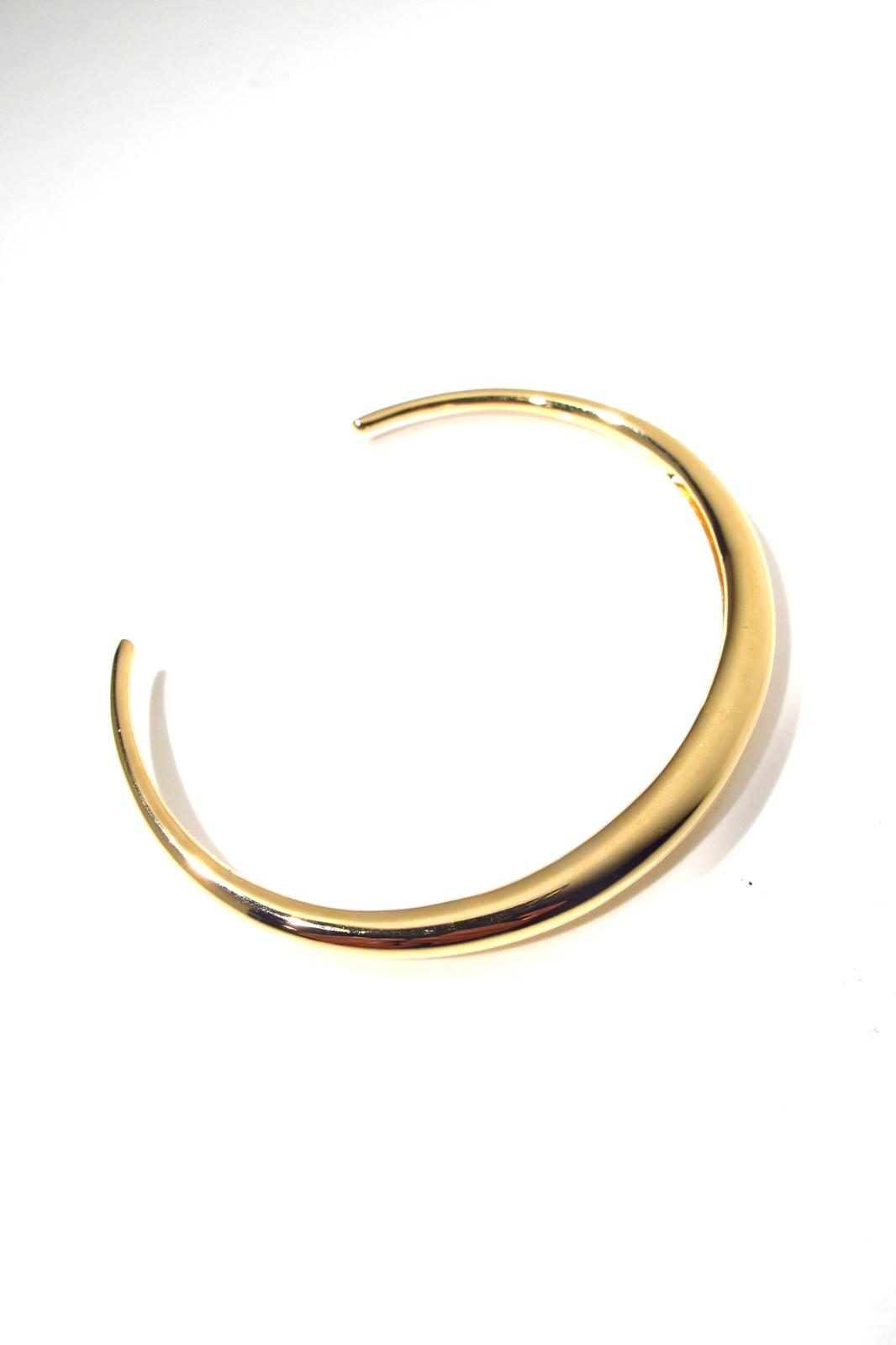 Bali Temples bracelet Jonc Crescent gold