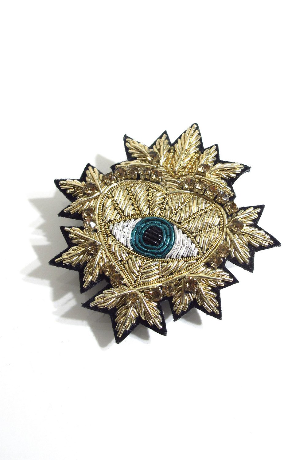 Bali Temples broche Flaming Heart coeur gold