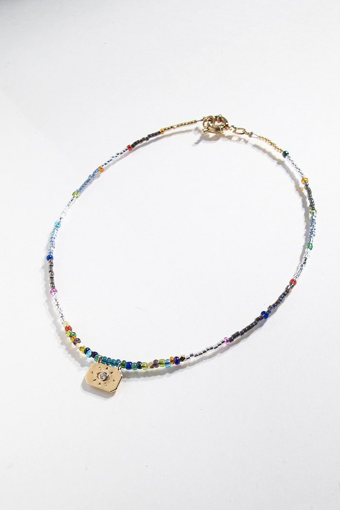 XP | Bali Temples Collier Candy Eye perles rainbow beads