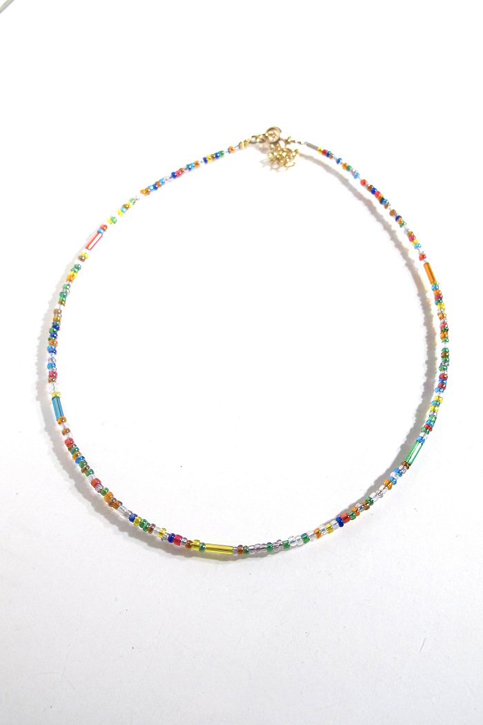 Z | Bali Temples Collier Candy Fin perles rainbow beads