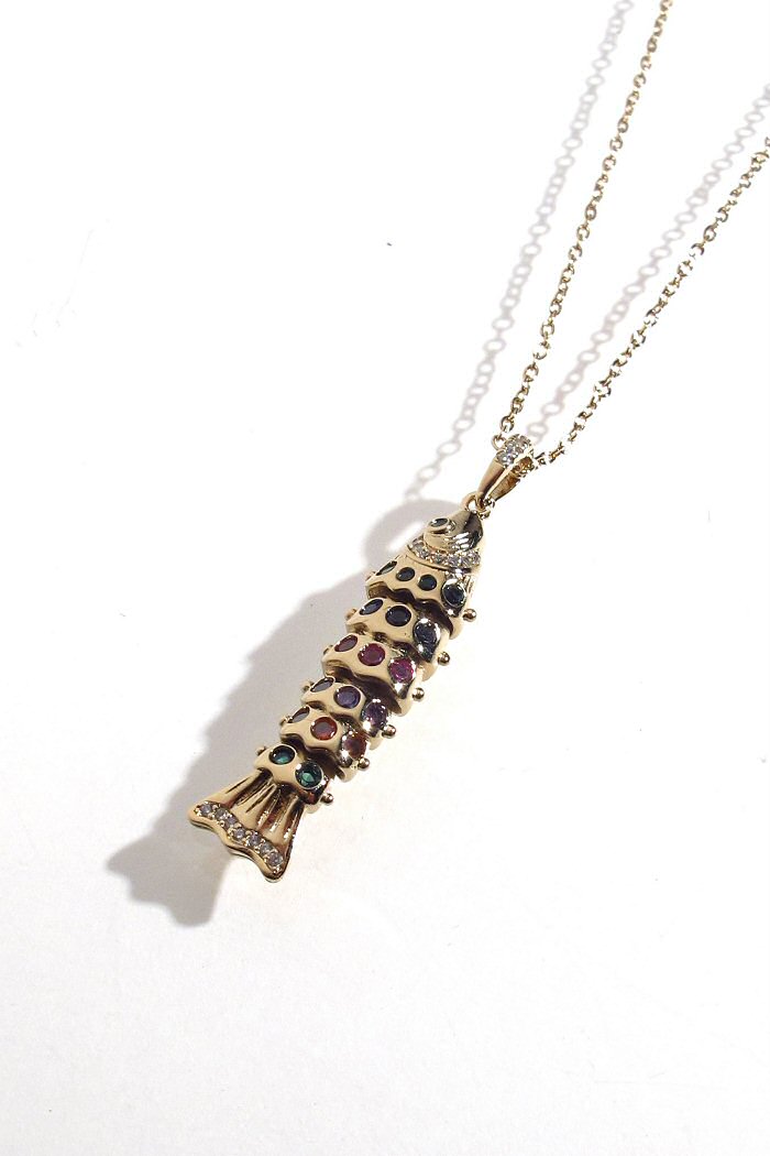 Bali Temples collier Fish rainbow