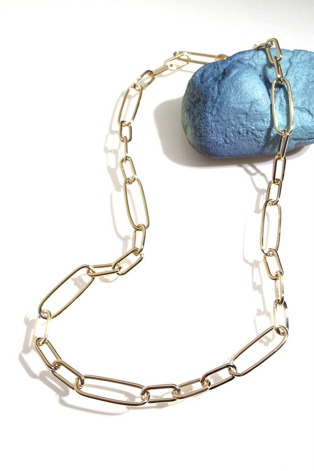 XX | Bali Temples collier chaîne forçat Asymetrique