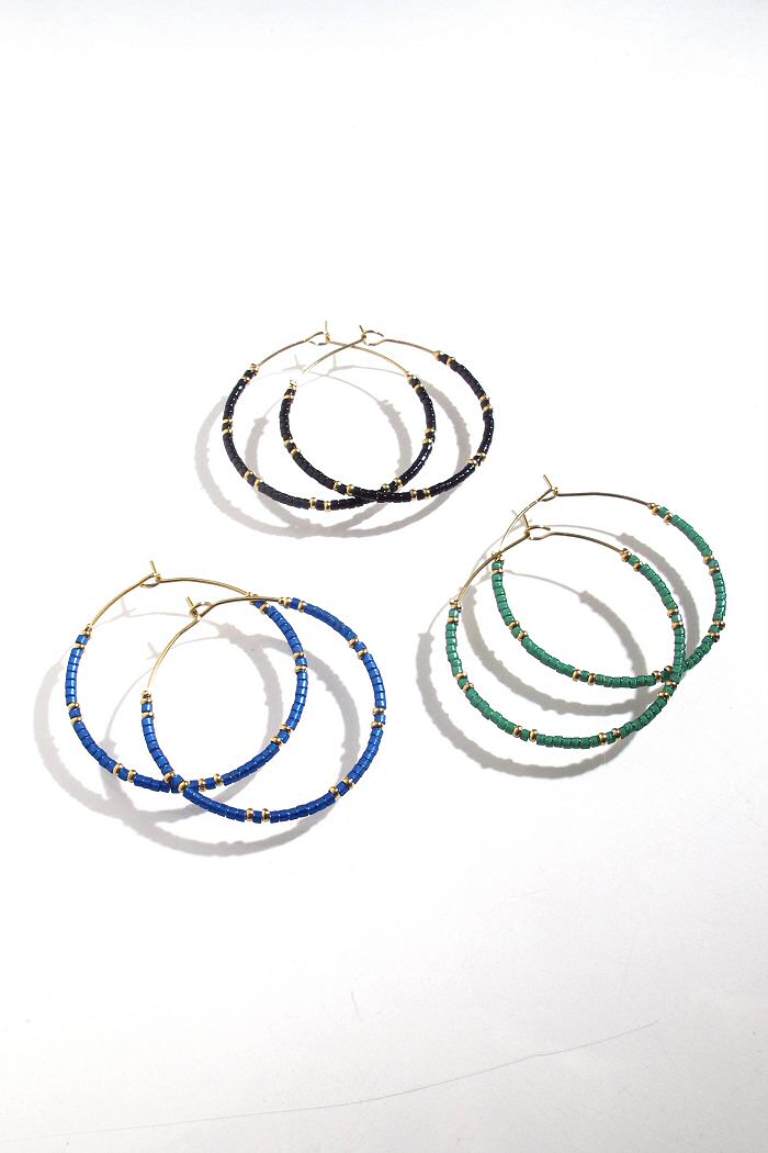 Bali Temples créoles Miyuki Hoops