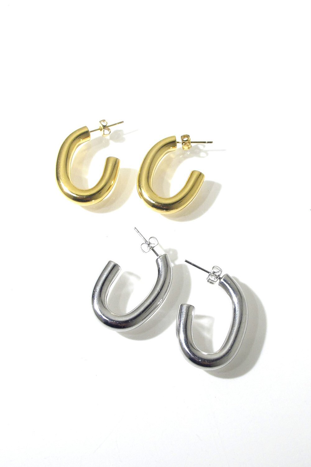 Bali Temples créoles U Maxi hoops