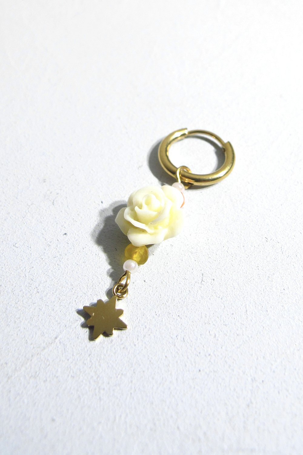 Bali Temples Huggie 10 Flower Star