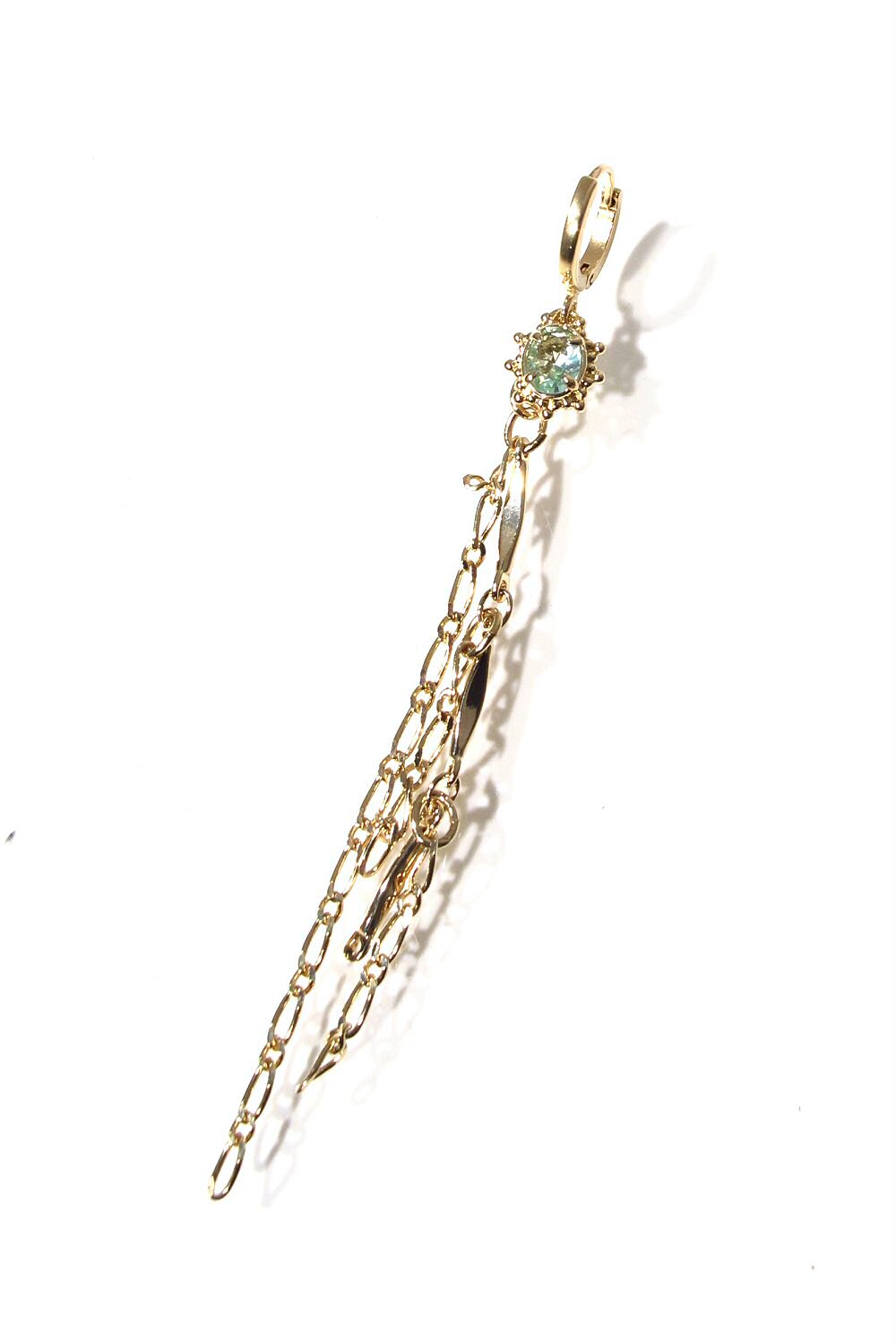 Bali Temples huggie 10 Vintage Medici chaînette