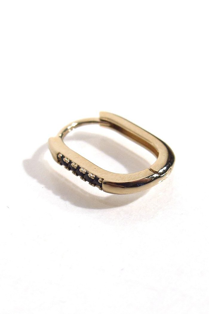 Bali Temples Huggie Oval slim strass