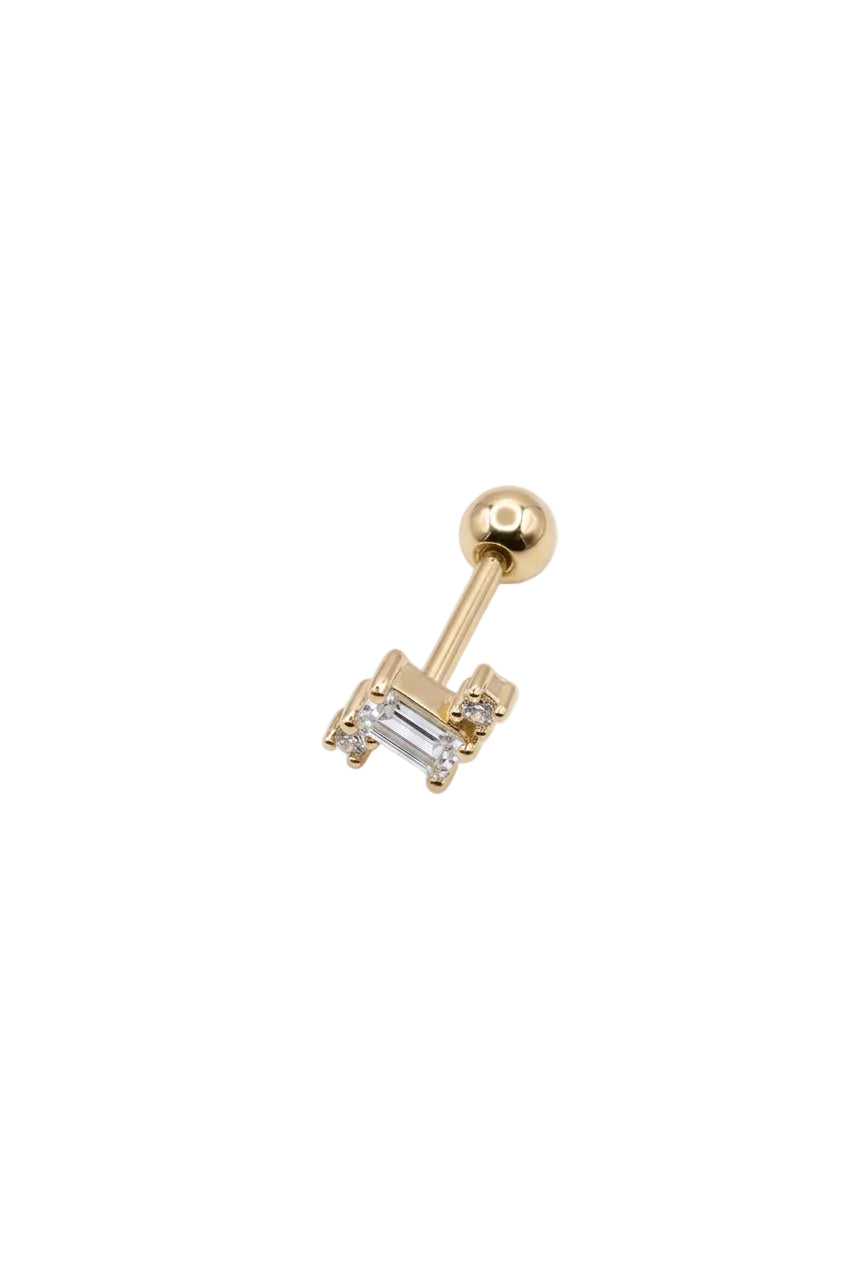 Bali Temples piercing Trio Square Small