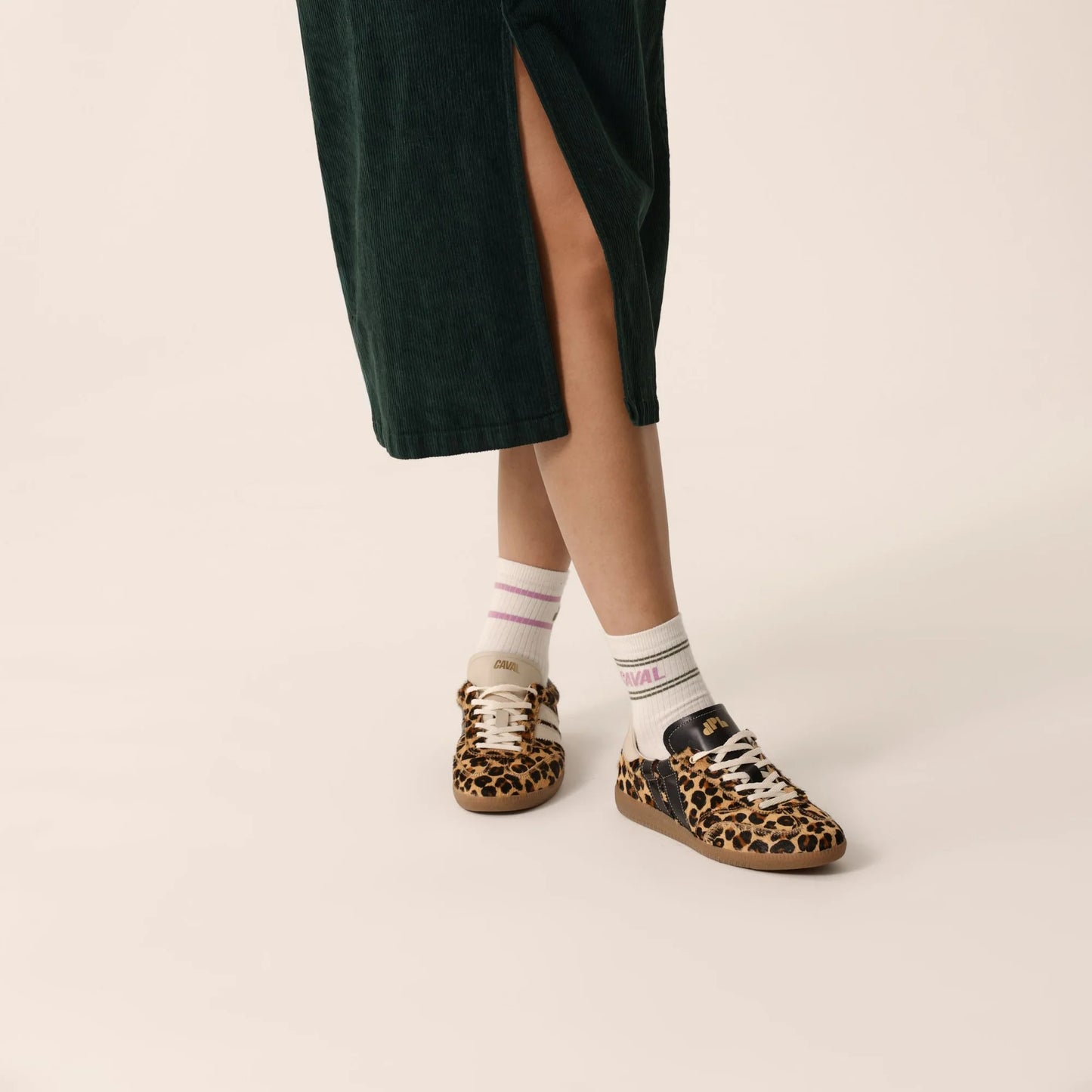 Caval baskets asymétriques Léopard