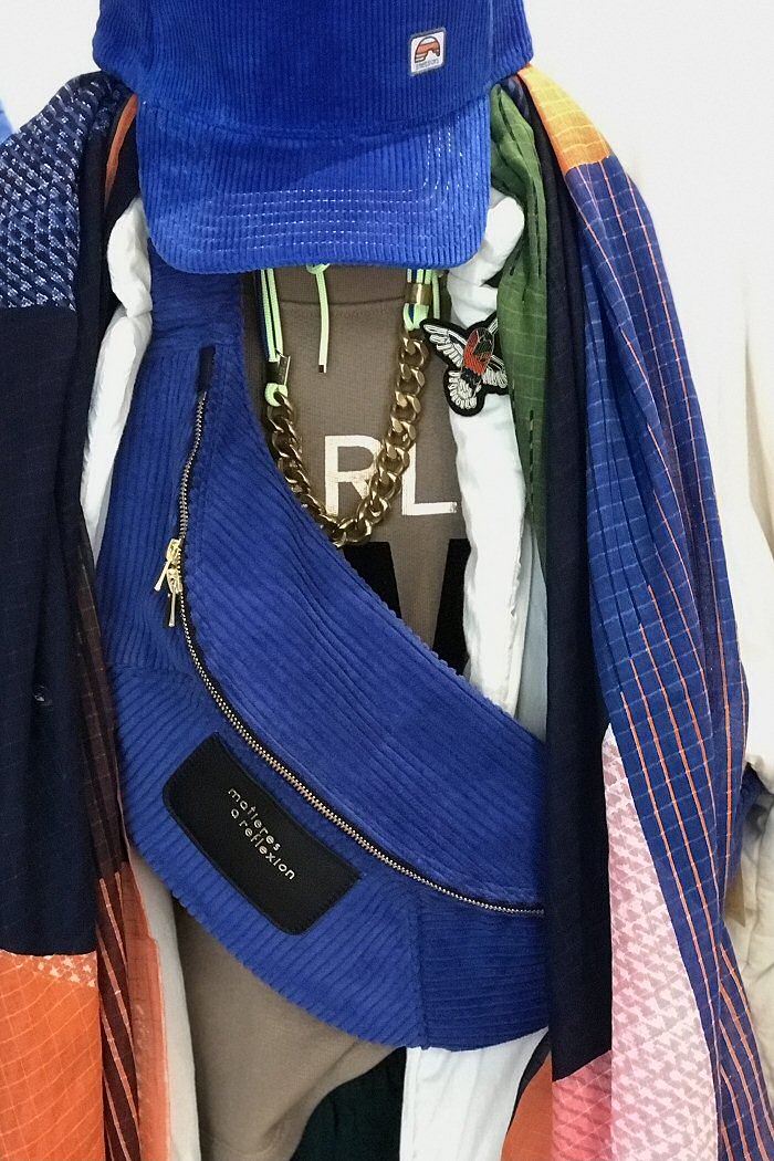 Z | Banane Cross Maxi velours electric bleu