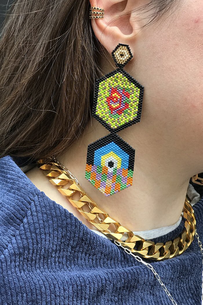 Z | Bocanegra boucle Double Hexa garden