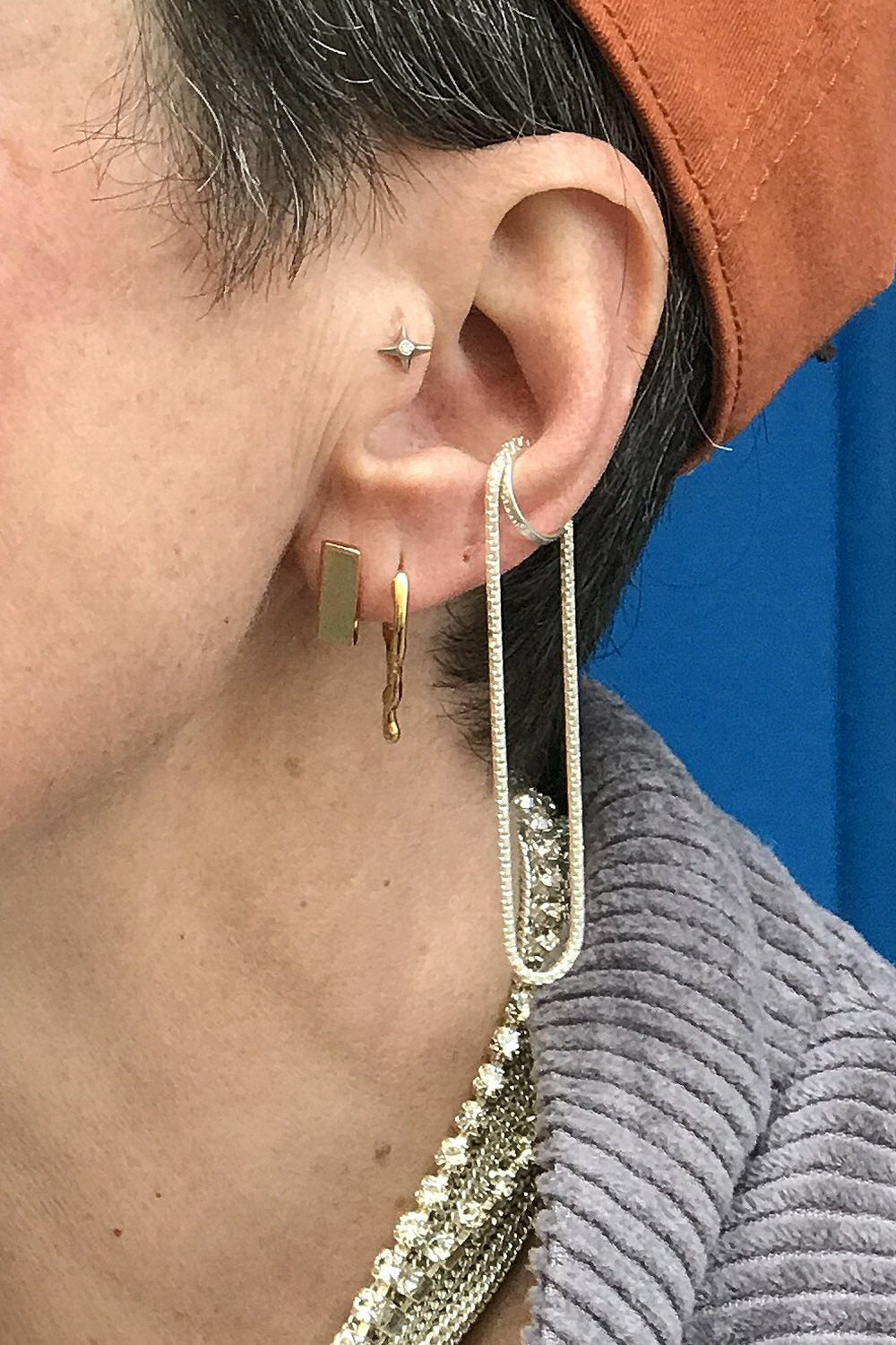 Bali Temples huggie Band gold