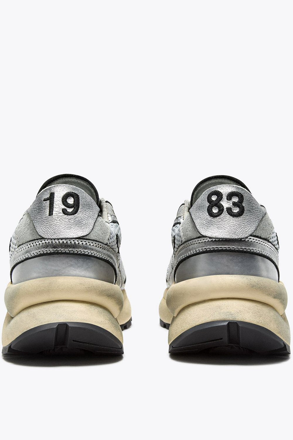 Diadora baskets Mercury Elite silver used argenté