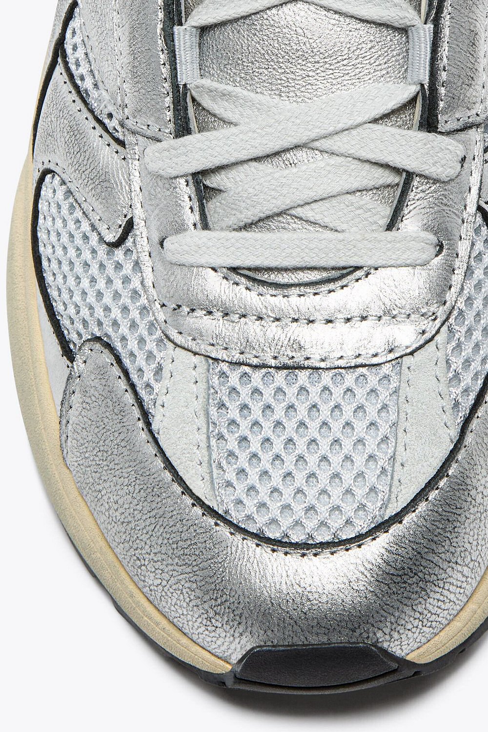 Diadora baskets Mercury Elite silver used argenté