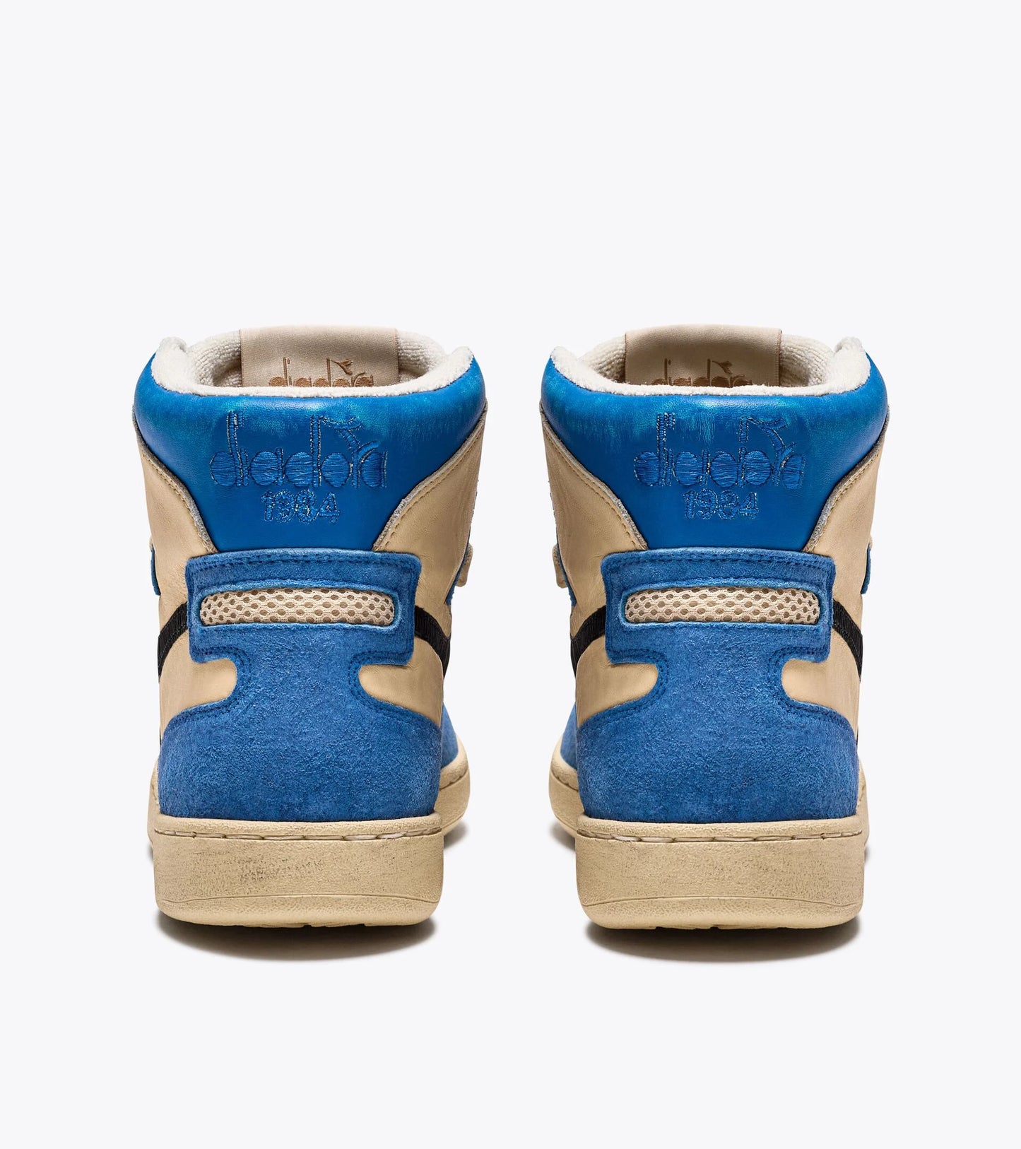 XP | Diadora baskets hi-tops MI baskets bleu cream