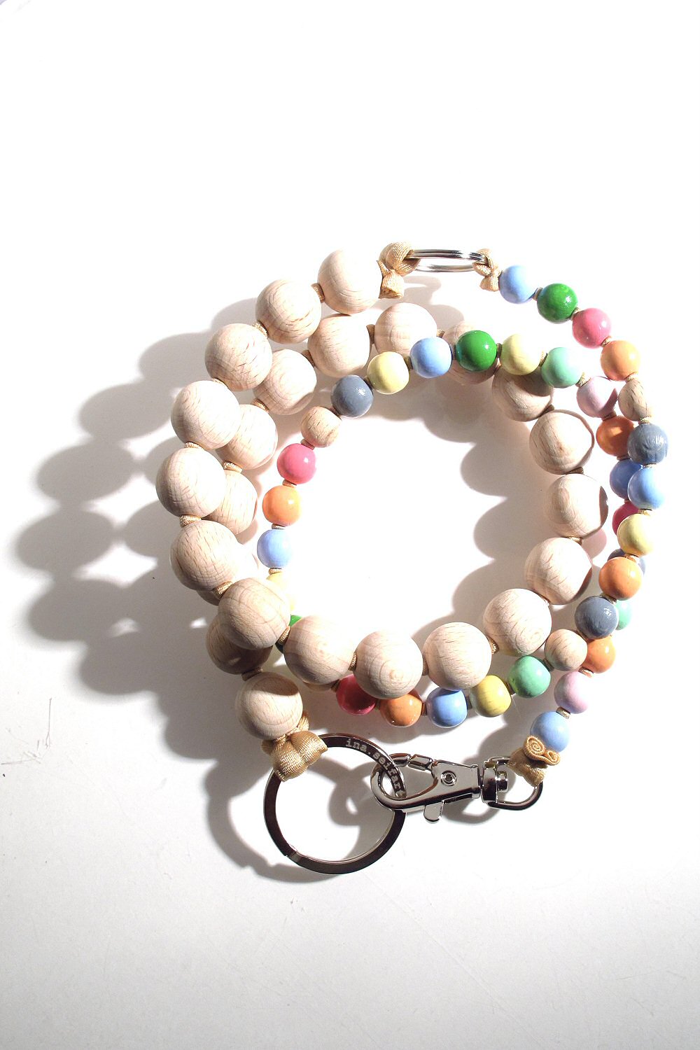 Ina Seifart bandoulière Asymetrique pastelmix / wood