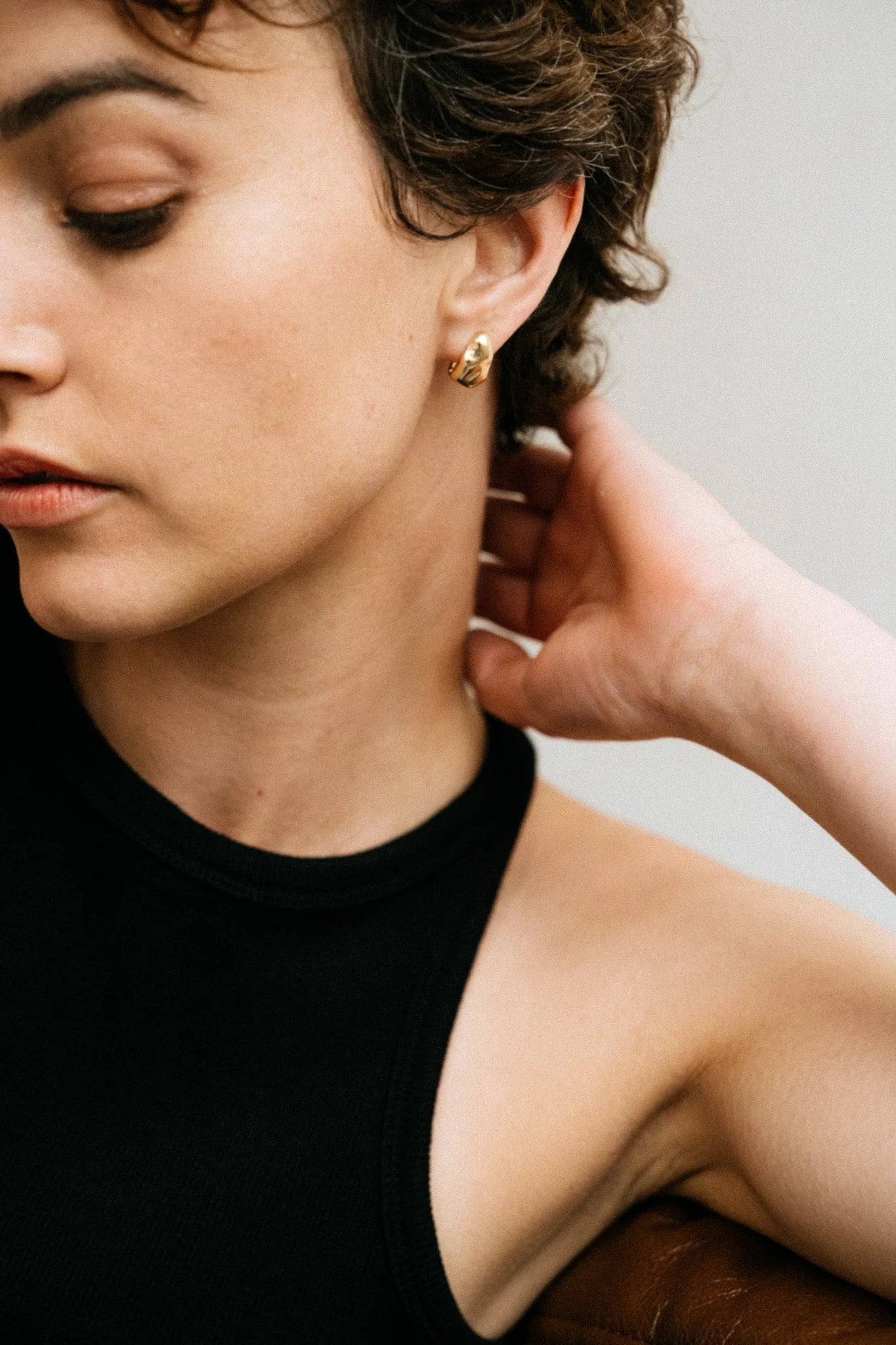 XX | Jeannette créoles Mini Racines sculptural hoops