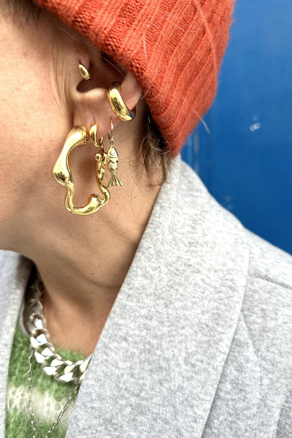 Aokyanos veste kimono Chicago jersey sweat gris