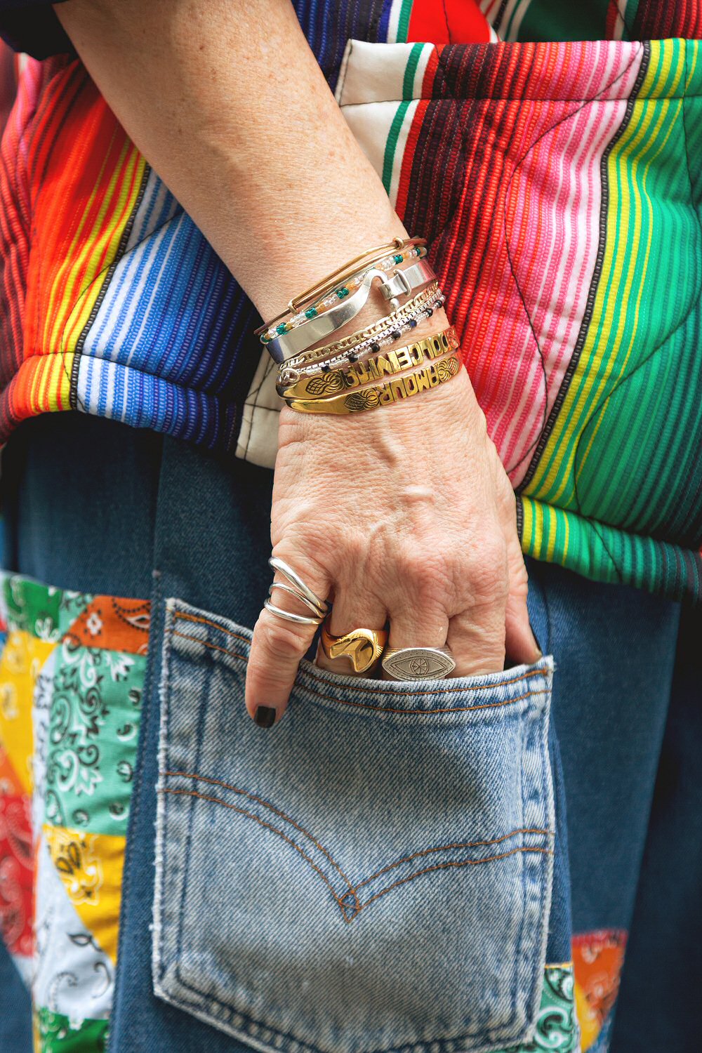 Flora Jane bracelet message Amour