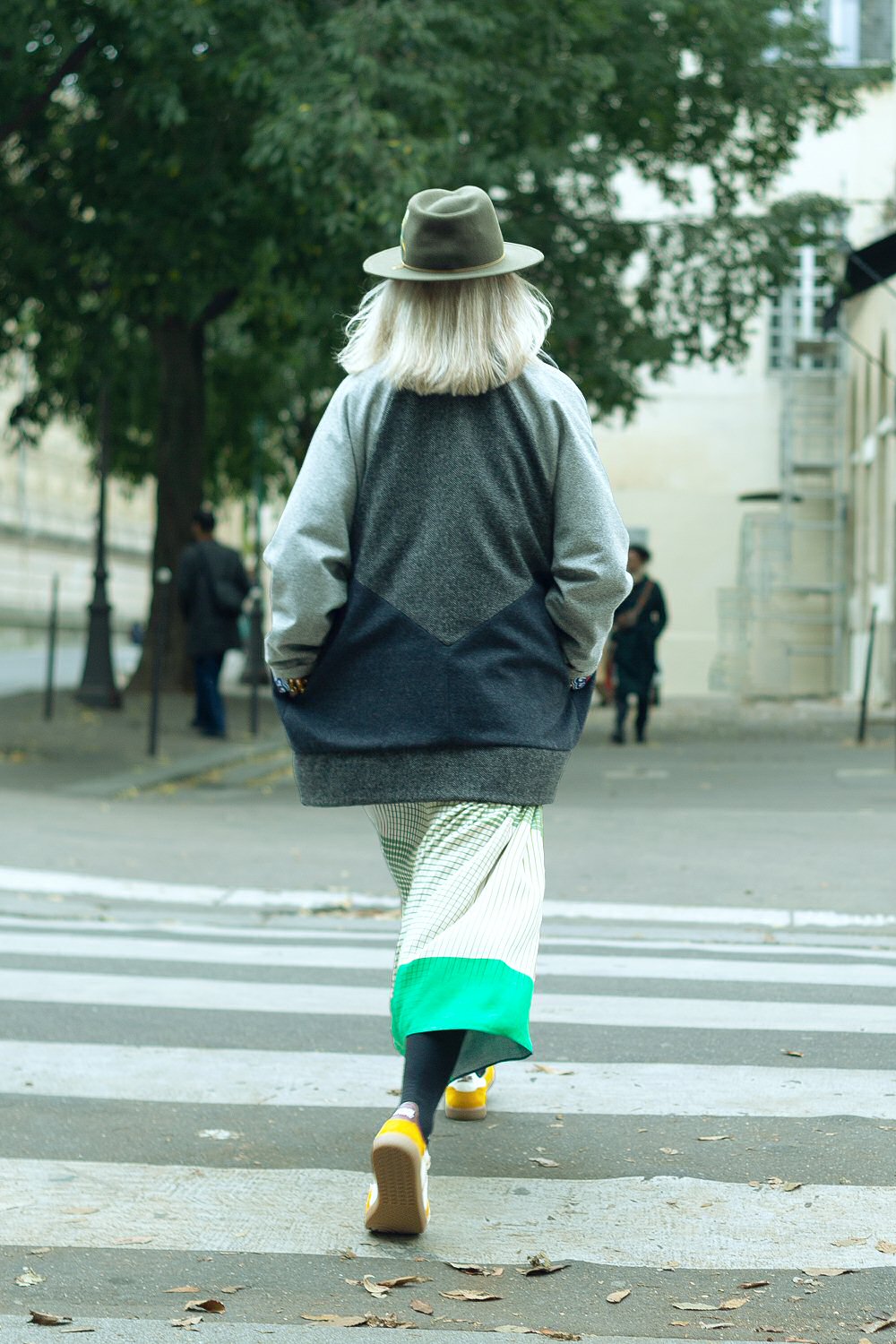 Ma Poésie jupe graphique Romeo verte