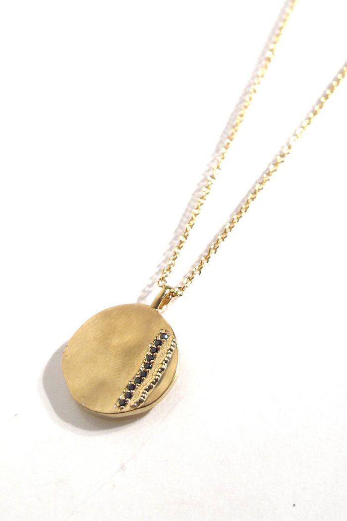 Louise Hendricks medal necklace Janis black