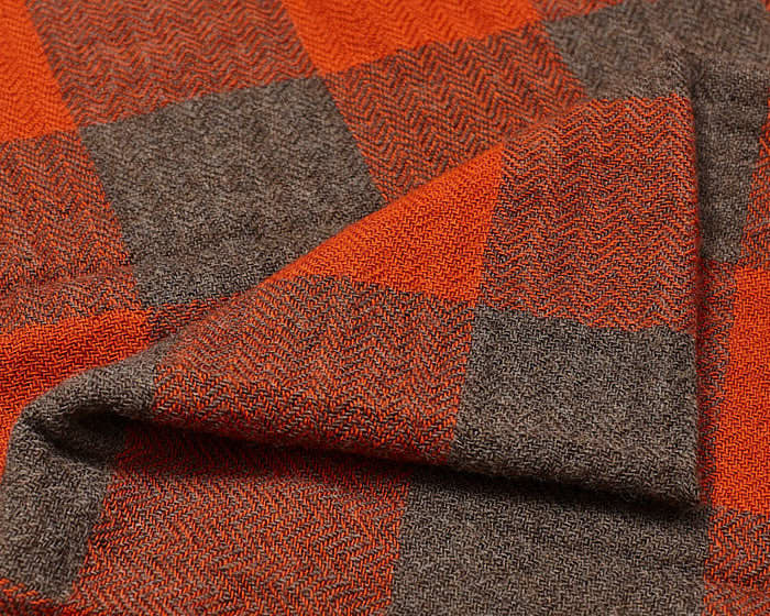 XP | Lovat & Green foulard en laine Dashboard carreaux rouge