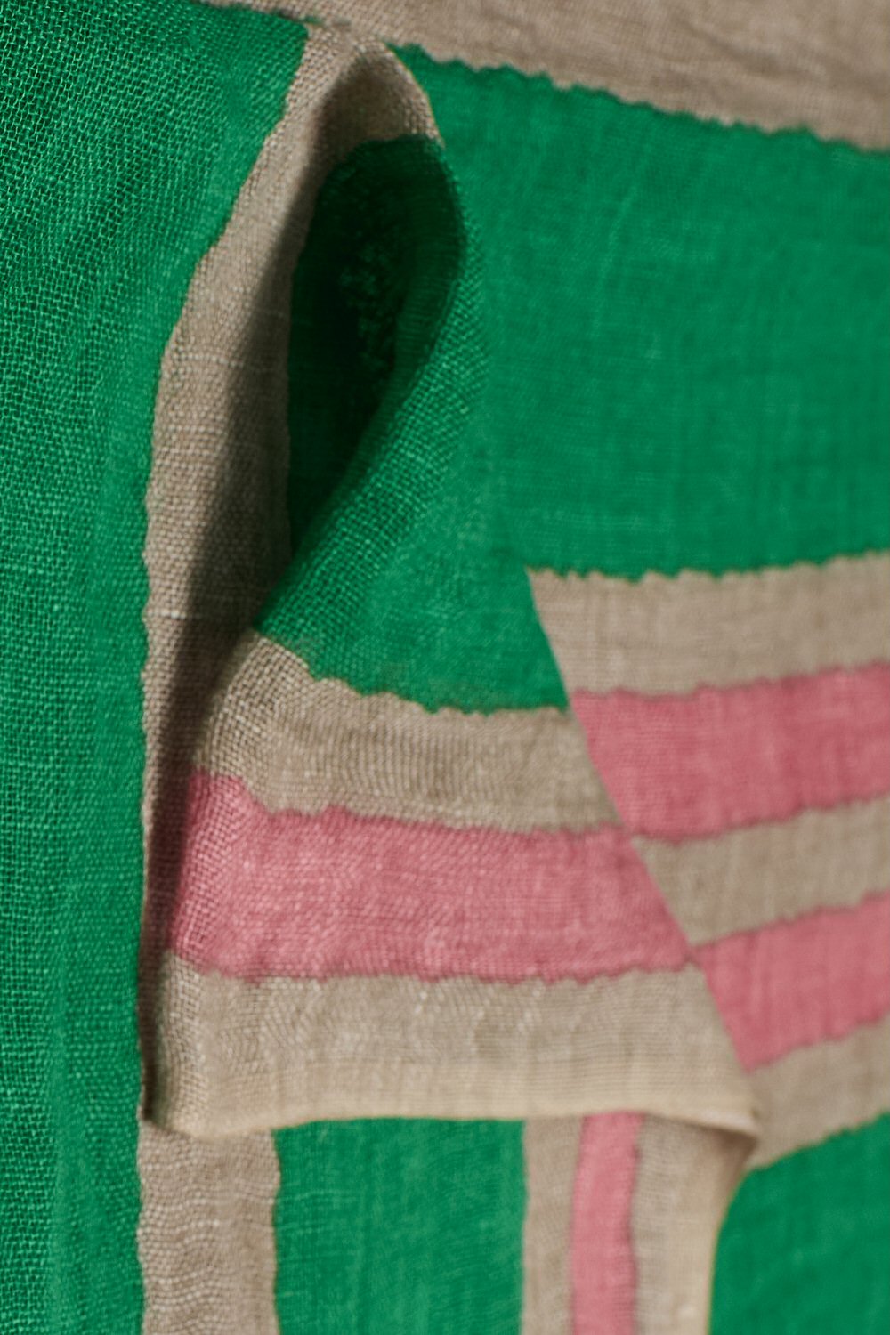 XSummer | Lovat & Green foulard en lin vert flash Fire mint green