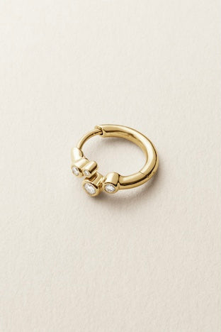 XP | Maria Black huggie Elena 14k diamants