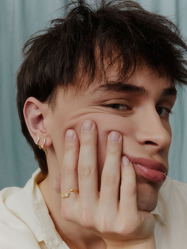 Maria Black huggie Yasmin strass clear