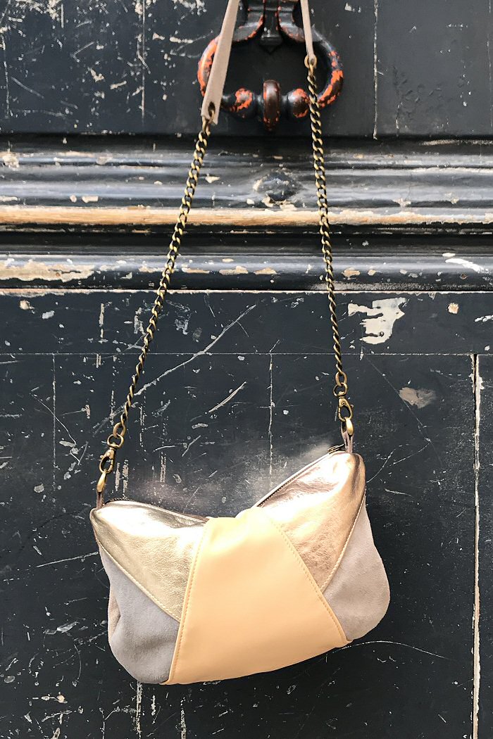 Galliane cuir C43 Nude