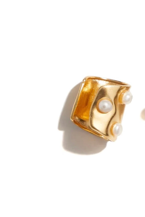 Mimi et Toi earcuff Bowie perles