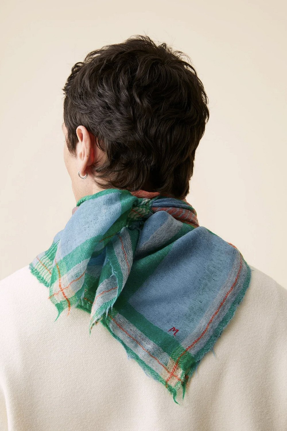 Z | Moismont foulard en laine fine n752 poppy red