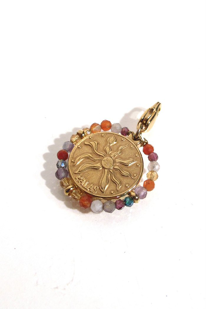 Z | Palas charm médaille Belamar soleil palmier