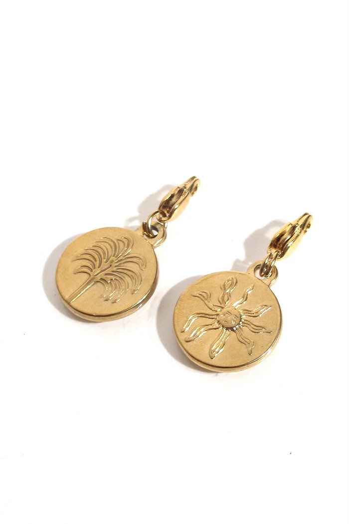 Palas charm médaille Sol Palmeira soleil palmier