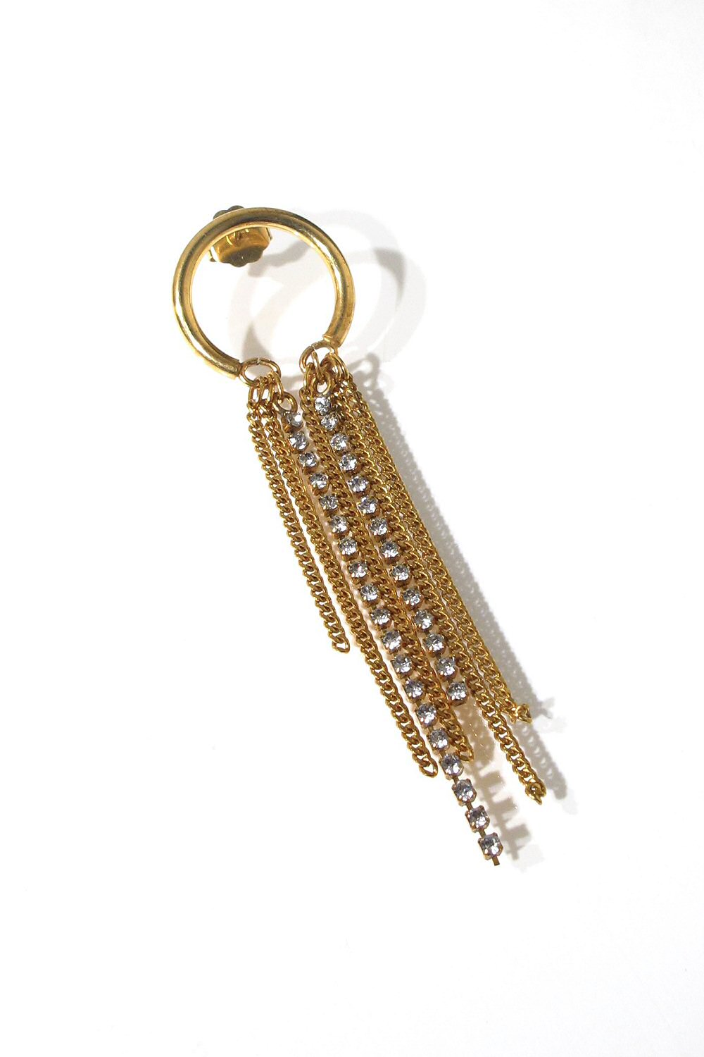 Perrine Taverniti Ancre strass Small solo earring