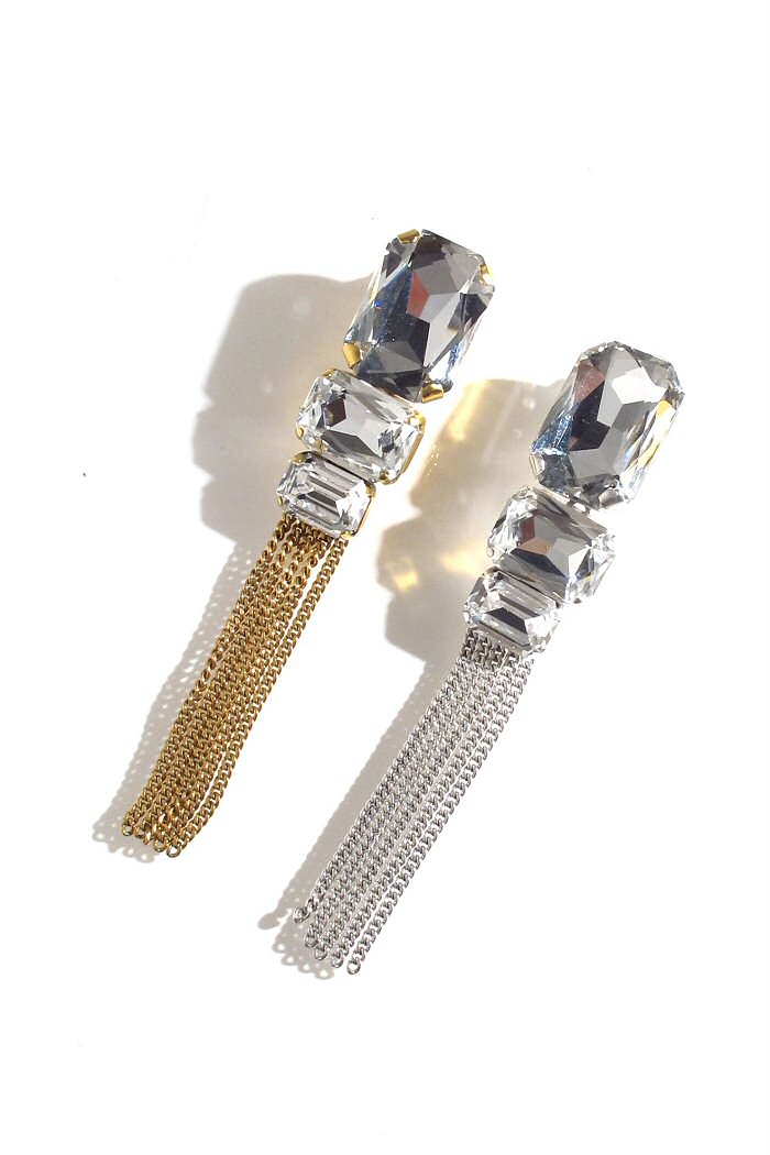 Perrine Taverniti boucle Montmorency Clip strass XL solo