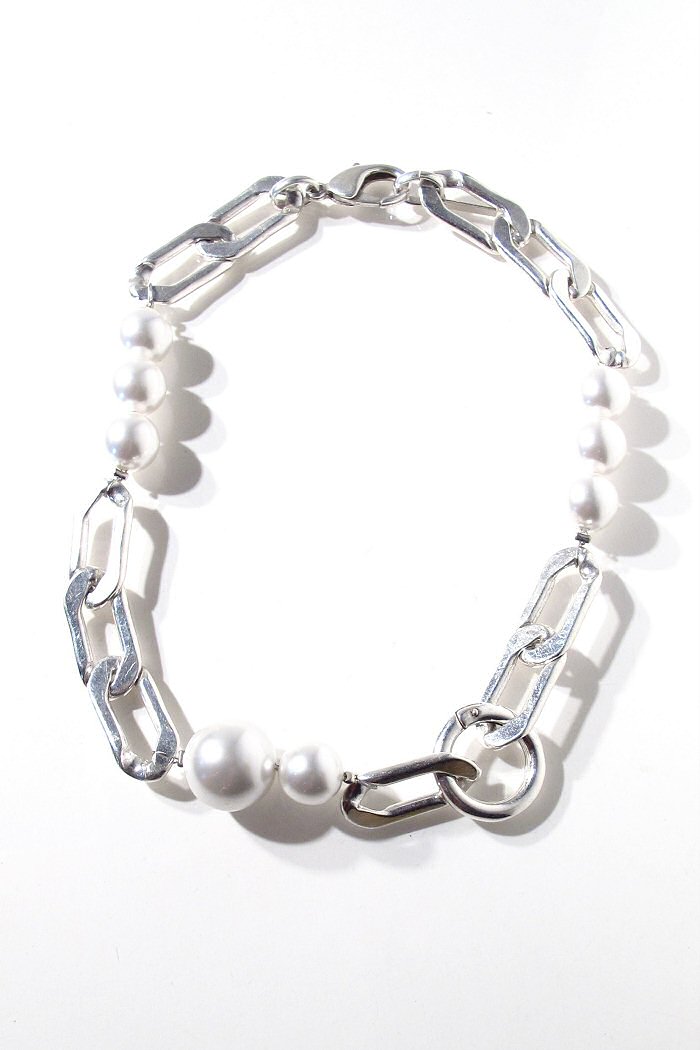 Perrine Taverniti collier Perrée perle silver