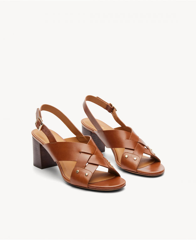 Rivecour 688 cognac leather sandals
