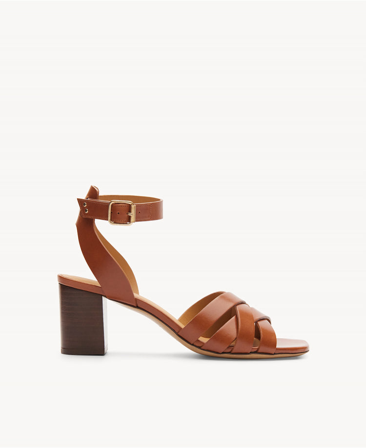 Rivecour 888 cognac leather sandals