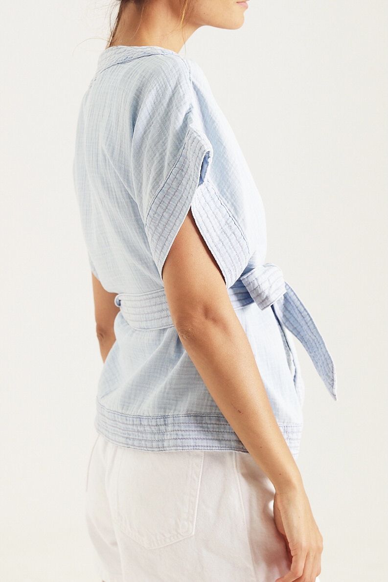 Z | Sacré Coeur veste kimono Come nuage ciel