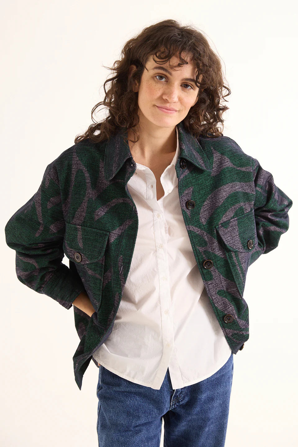 Z | Sacré Coeur veste surchemise Aimé imprimé Jolly