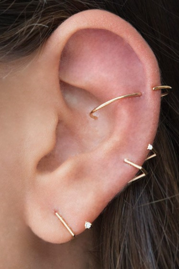 Z | Sansoeurs boucle Z diamond or 18k twirl diamant 1.7 or blanc