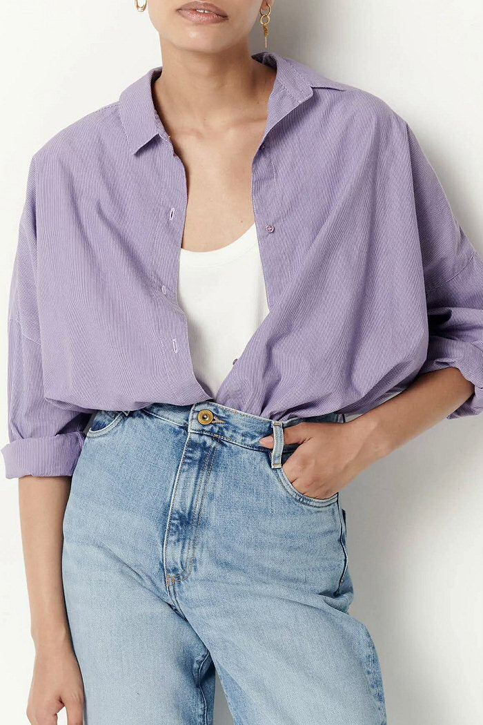 ZZ | Sessun chemise Hinika violet dahlia
