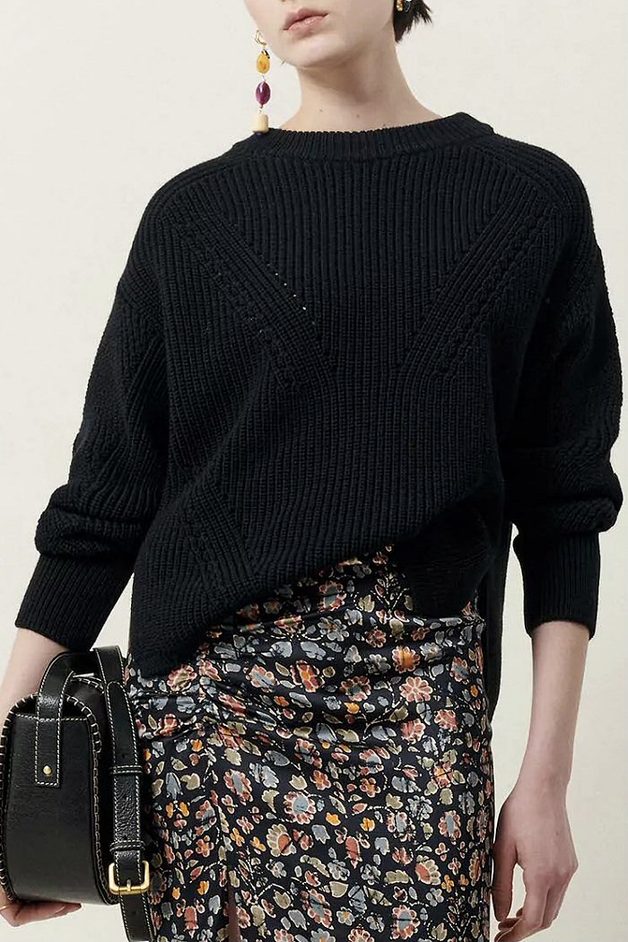 Sessun knitted sweater Ander black